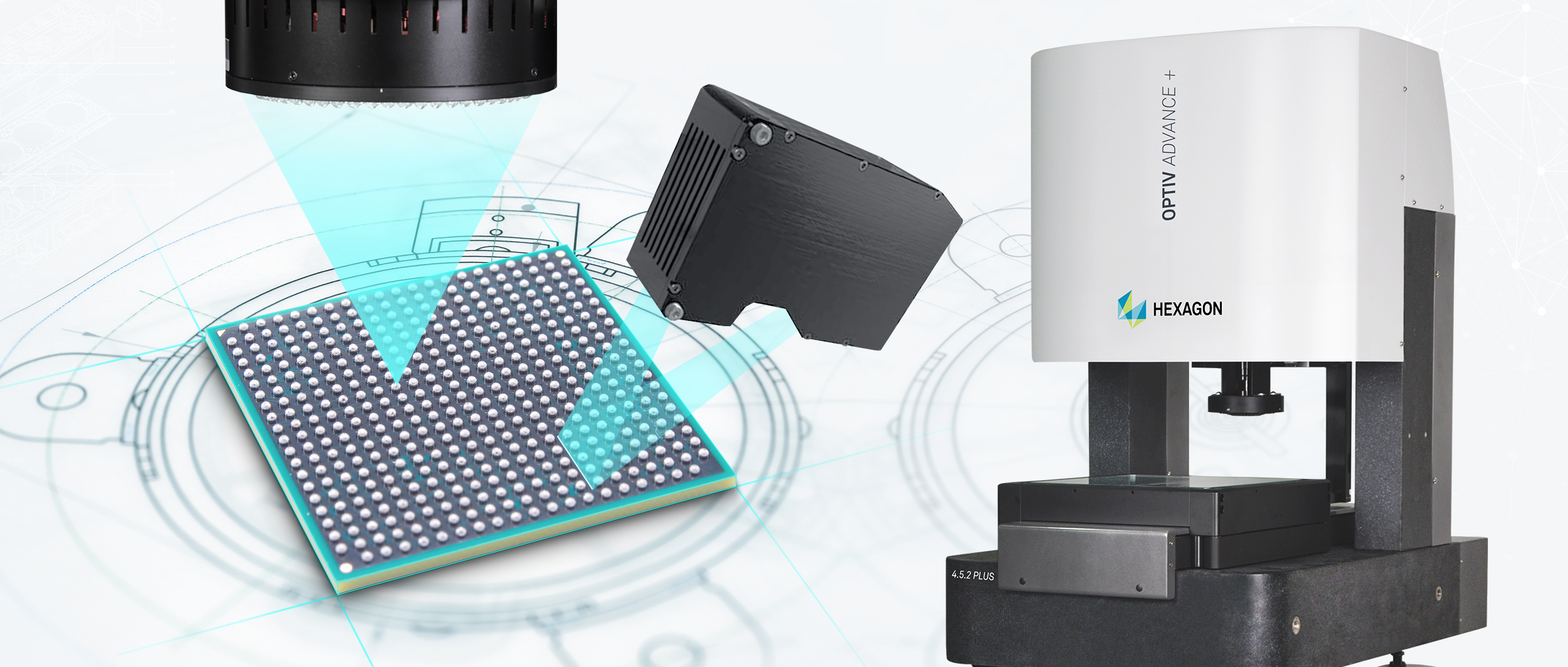 半導體行業案例 | 多傳感器技術集成，實現BGA錫球多特征快速測量